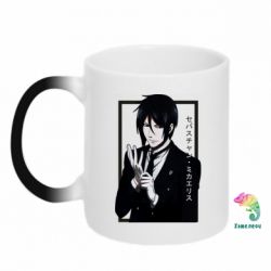 Чашка-хамелеон Sebastian Michaelis butler - PrintSalon