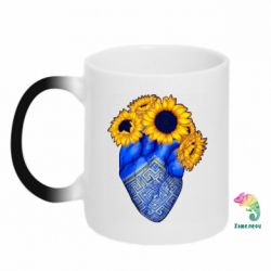Чашка-хамелеон Серце України. - PrintSalon