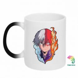 Чашка-хамелеон Шото Тодорокі  арт - PrintSalon