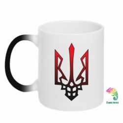 Кружка-хамелеон Злий герб Захисників - PrintSalon