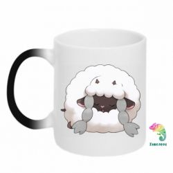 Чашка-хамелеон Sleeping Wooloo - PrintSalon