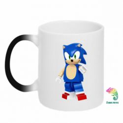Чашка-хамелеон Sonic Lego - PrintSalon