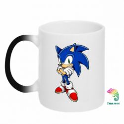 Чашка-хамелеон Sonic with smile - PrintSalon