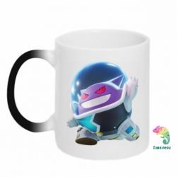 Чашка-хамелеон Space suite Gengar - PrintSalon