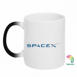 Чашка-хамелеон SpaceX - PrintSalon