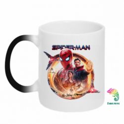 Чашка-хамелеон Spider-Man: No Way Home poster - PrintSalon