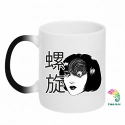 Чашка-хамелеон Спираль - PrintSalon