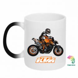 Чашка-хамелеон Sport Bike Art - PrintSalon