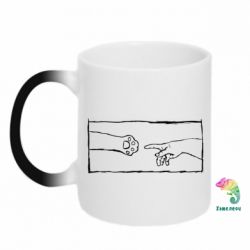 Чашка-хамелеон Сreation meow - PrintSalon