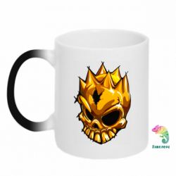 Чашка-хамелеон Standoff - Gold Skull