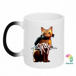 Чашка-хамелеон Stray main character - PrintSalon