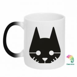 Чашка-хамелеон Strey head - PrintSalon