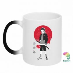 Чашка-хамелеон Tanjiro Kamado Art - PrintSalon