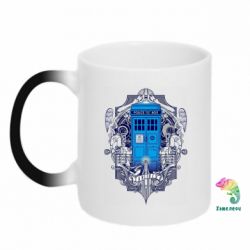 Чашка-хамелеон Tardis - PrintSalon