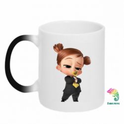 Чашка-хамелеон The Boss Baby 2 Girl - PrintSalon