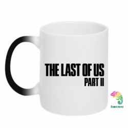 Чашка-хамелеон The last of us part 2 logo - PrintSalon