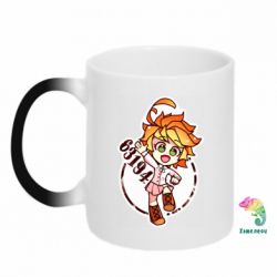 Чашка-хамелеон The promised Neverland Emma - PrintSalon