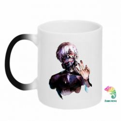 Чашка-хамелеон Tokio Ghoul Kaneki - PrintSalon