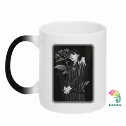 Чашка-хамелеон Уэнсдэй | Венздей | Wednesday adams.. - PrintSalon