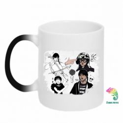 Чашка-хамелеон Уенздей Аддамс - PrintSalon