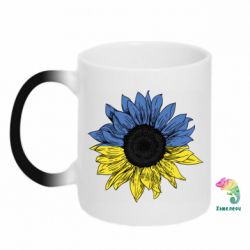 Кружка-хамелеон Украина! Подсолнух - PrintSalon