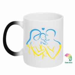 Кружка-хамелеон Украина! Семья! - PrintSalon