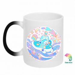 Чашка-хамелеон Ultra cute shark