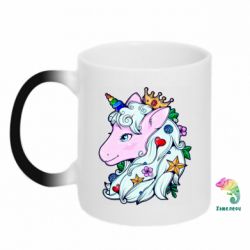 Чашка-хамелеон Unicorn Princess - PrintSalon
