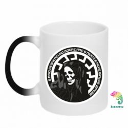 Чашка-хамелеон В раю безперечно добре, але в пеклі в мене більше друзів - PrintSalon