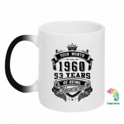 Чашка-хамелеон Ваш місяць, рік народження (англійською)