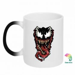 Чашка-хамелеон Venom mask - PrintSalon