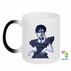 Чашка-хамелеон Венздей арт - PrintSalon