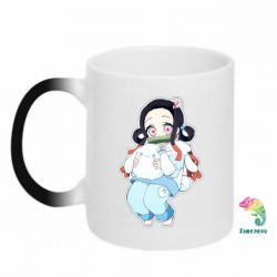 Чашка-хамелеон Very cute Nezuko - PrintSalon