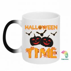 Чашка-хамелеон Время Хэллоуина - PrintSalon
