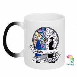 Чашка-хамелеон Wednesday and friends - PrintSalon