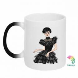 Чашка-хамелеон Wednesday Sketch - PrintSalon