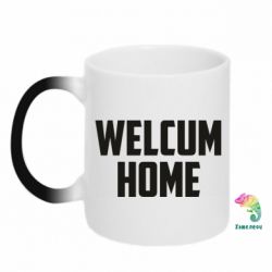 Чашка-хамелеон Welcum Home - PrintSalon