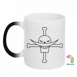 Чашка-хамелеон Whitebeard logo - PrintSalon
