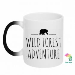 Чашка-хамелеон Wild forest adventure - PrintSalon