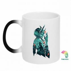 Чашка-хамелеон Xiao silhouette