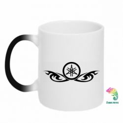 Чашка-хамелеон Yamaha Art Logo - PrintSalon