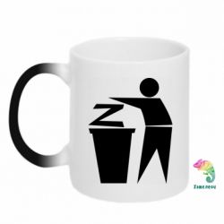 Кружка-хамелеон Z is a trash - PrintSalon