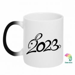 Чашка-хамелеон Заяц 2023 - PrintSalon