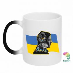 Кружка-хамелеон Зеленский Президент Арт - PrintSalon