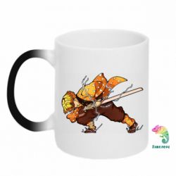 Чашка-хамелеон Zenitsu Demon Slayer - PrintSalon
