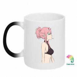 Чашка-хамелеон Zero Two - PrintSalon