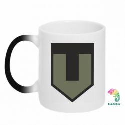 Кружка-хамелеон ЗСУ лого - PrintSalon