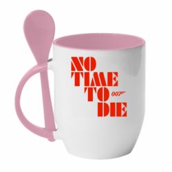 Чашка с ложкой 007 No Time To Die - PrintSalon