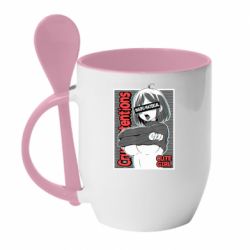 Чашка з ложкою Aheago - PrintSalon