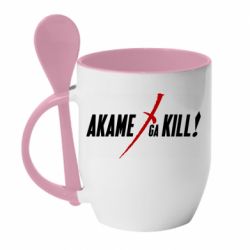 Чашка з ложкою Akame ga Kill - PrintSalon